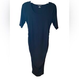 A Pea in a Pod Sz S Black Everyday Elegant Jersey Midi Dress